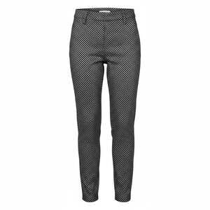 White House Black Market The Novelty Slim Pant in Black with Gold Houndstooth